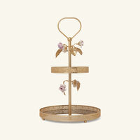 Marie Cake Stand Gold villari marie cake stand gold