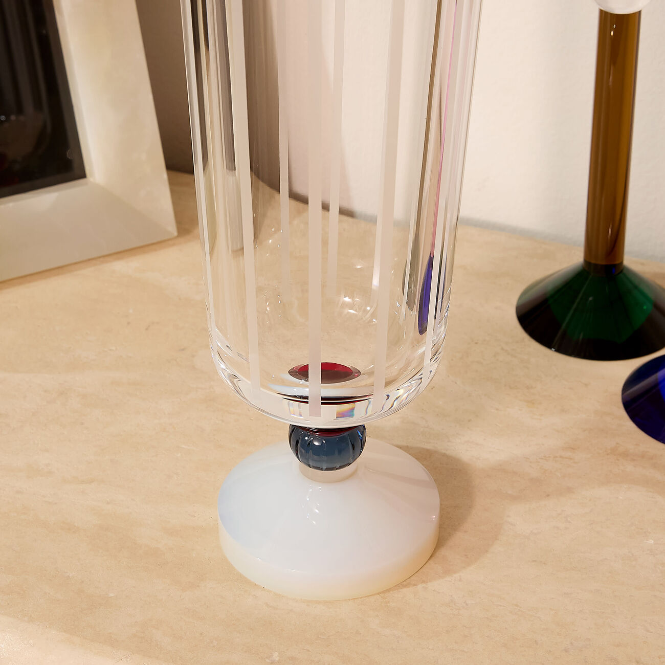 reflections copenhagen florian vase tall clear