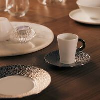 bernardaud ecume coffee cup   saucer white