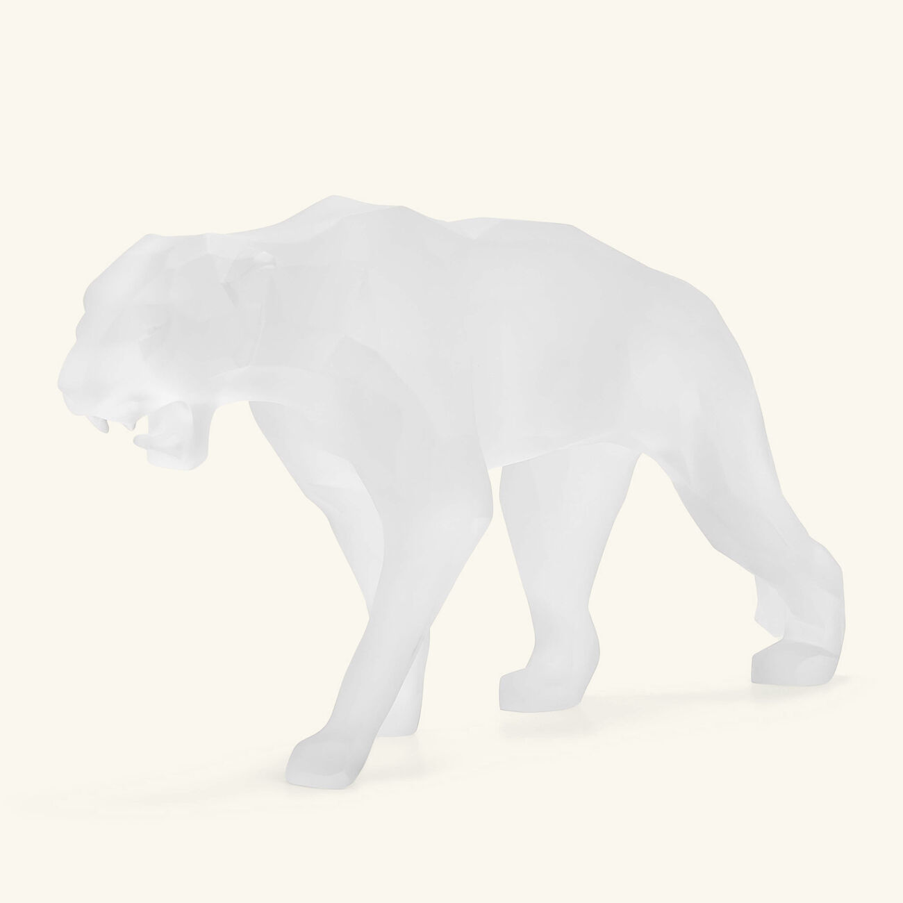 Wild Panther Sculpture Medium White Limited Edition daum wild panther sculpture medium white limited edition