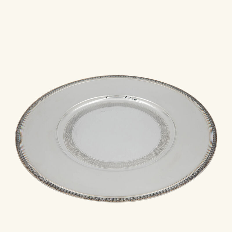 christofle malmaison charger plate round silver plated 33cm