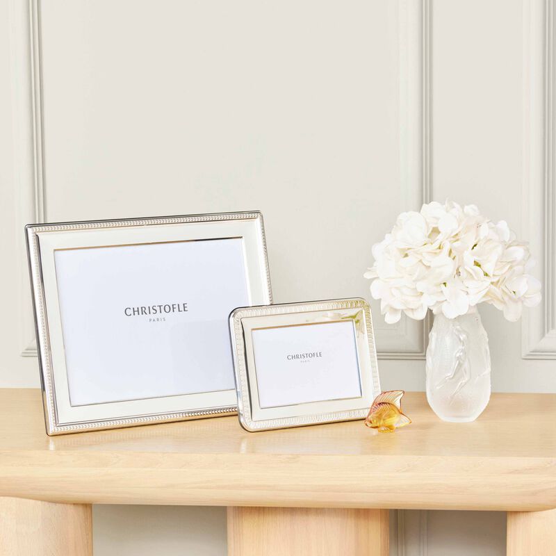 Malmaison Picture Frame Silver Plated 13x9cm christofle malmaison picture frame silver plated 13x9cm