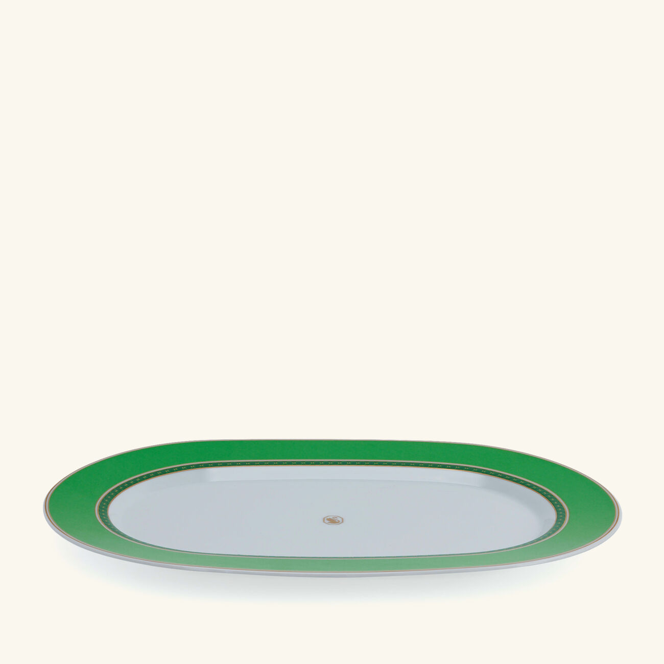 rosenthal signum fern plate oval green 24cm