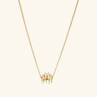 christofle patte de lion necklace glided sterling silver small