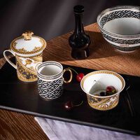 versace la greca signature coffee cup pattern
