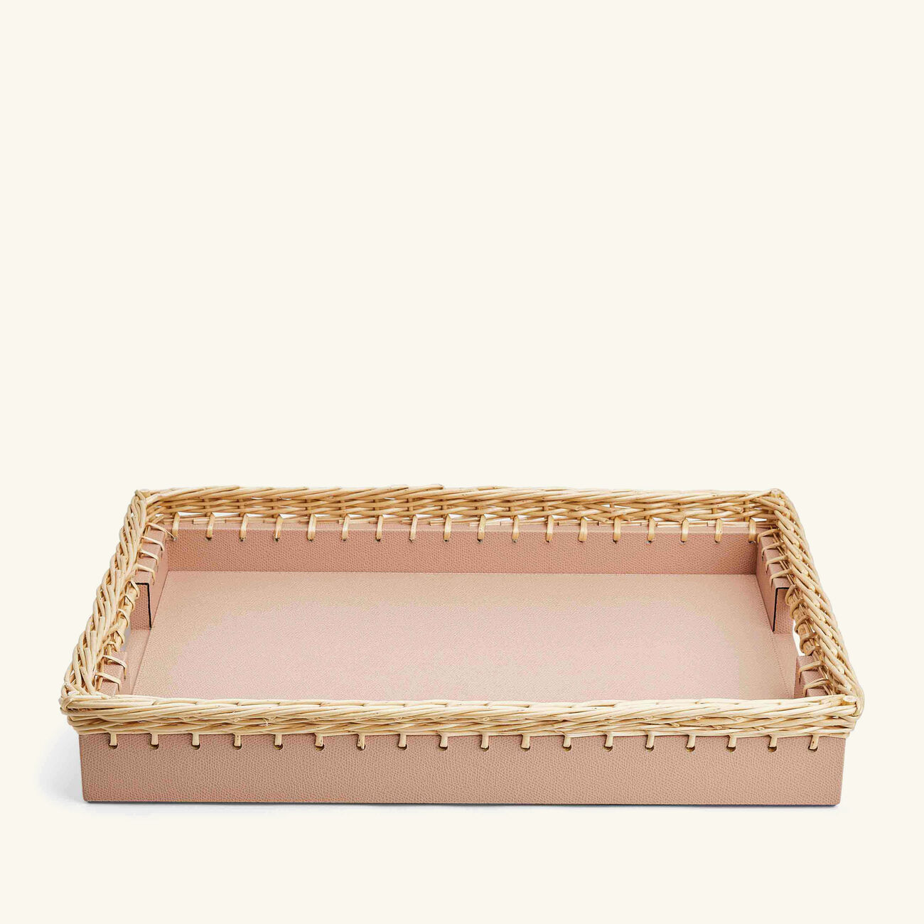 Giverny Serving Tray Rectangular Medium Pink giobagnara giverny serving tray rectangular medium pink