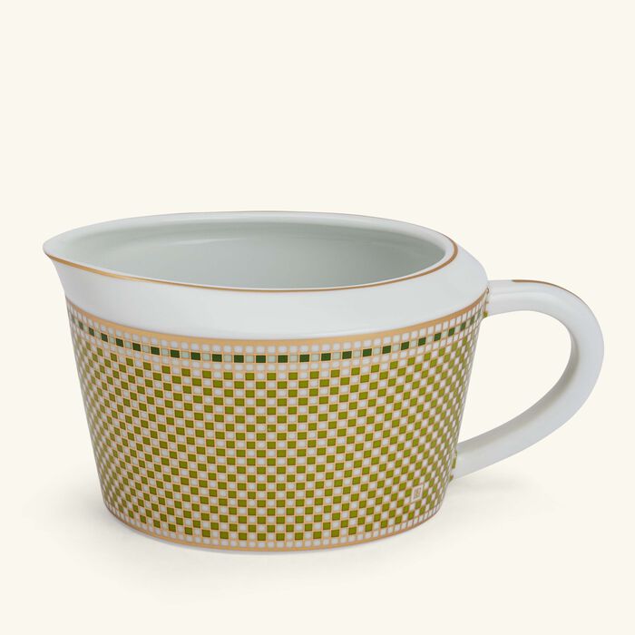 bernardaud augusta gravy boat green