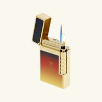 st dupont ligne 2 montecristo lighter brown