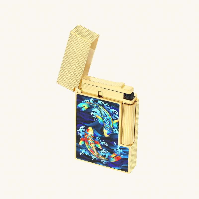 Ligne 2 Koi Fish Lighter Blue st dupont ligne 2 koi fish lighter blue