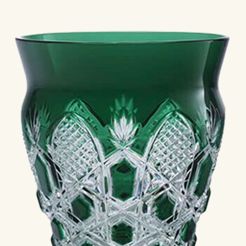 Tsar Drinking Glass Green baccarat tsar drinking glass green