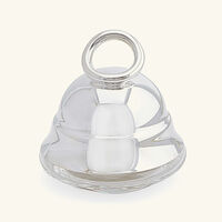 christofle vertigo butter dish silver plated 8cm