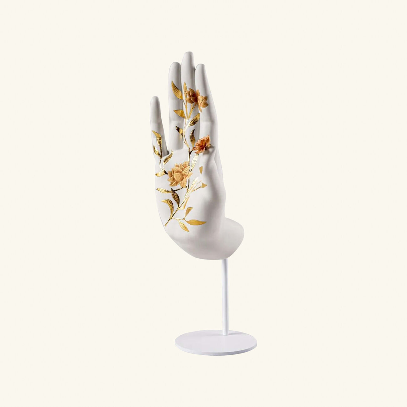 lladro protection mudra sculpture large white