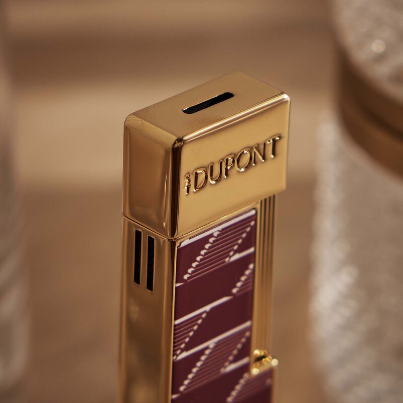 Monogram 1872 Lighter Burgundy st dupont monogram 1872 lighter burgundy