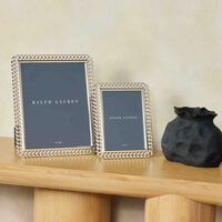 ralph lauren home blake picture frame silver 12x17cm