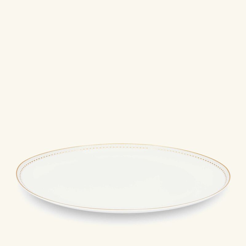 christofle malmaison imp riale serving platter oval gold 38cm