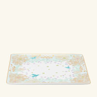 bernardaud feerie michael cailloux serving platter rectangular blue 22cm
