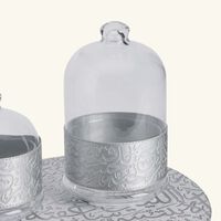 dimlaj kareem serving bowl silver set of 2