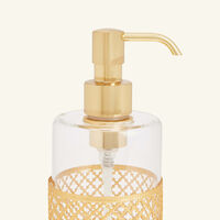 villari firenze soap dispenser gold
