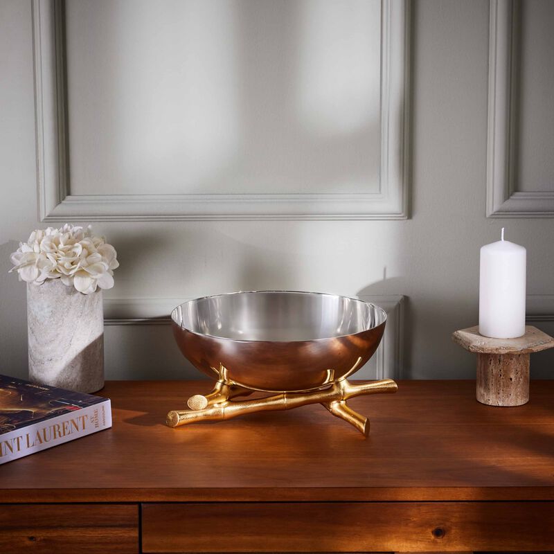 Bamboo Evoca Centerpiece Gold l objet bamboo evoca centerpiece gold