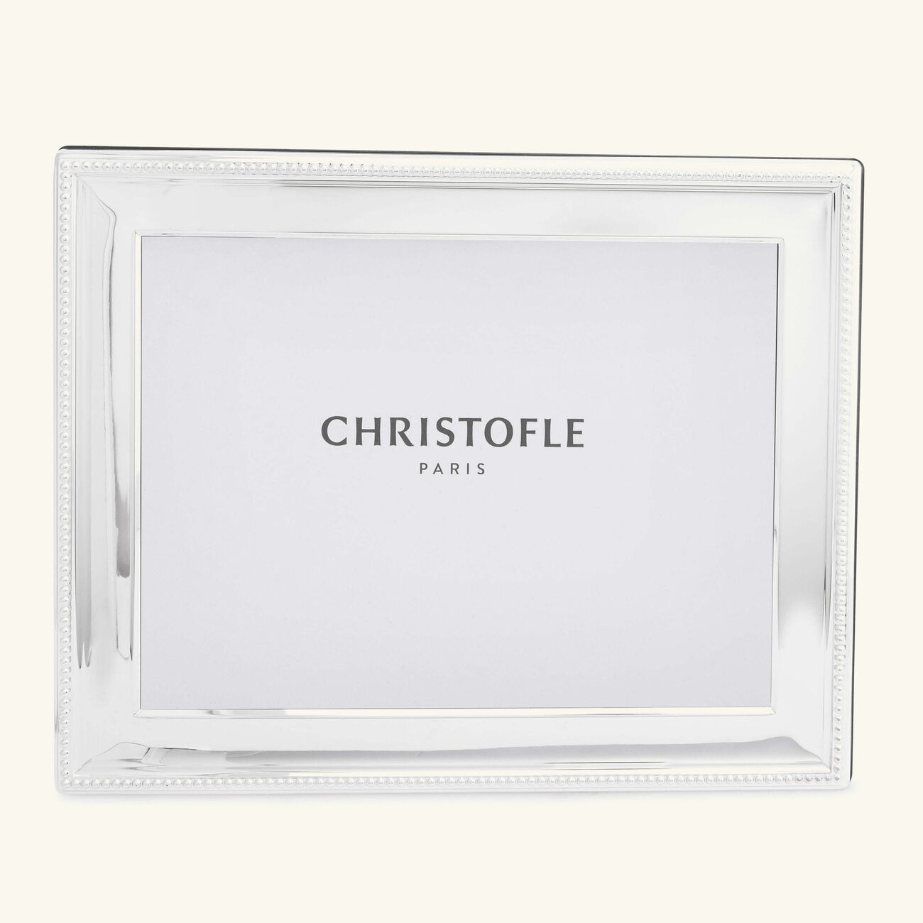 christofle perles picture frame silver plated 18x24cm