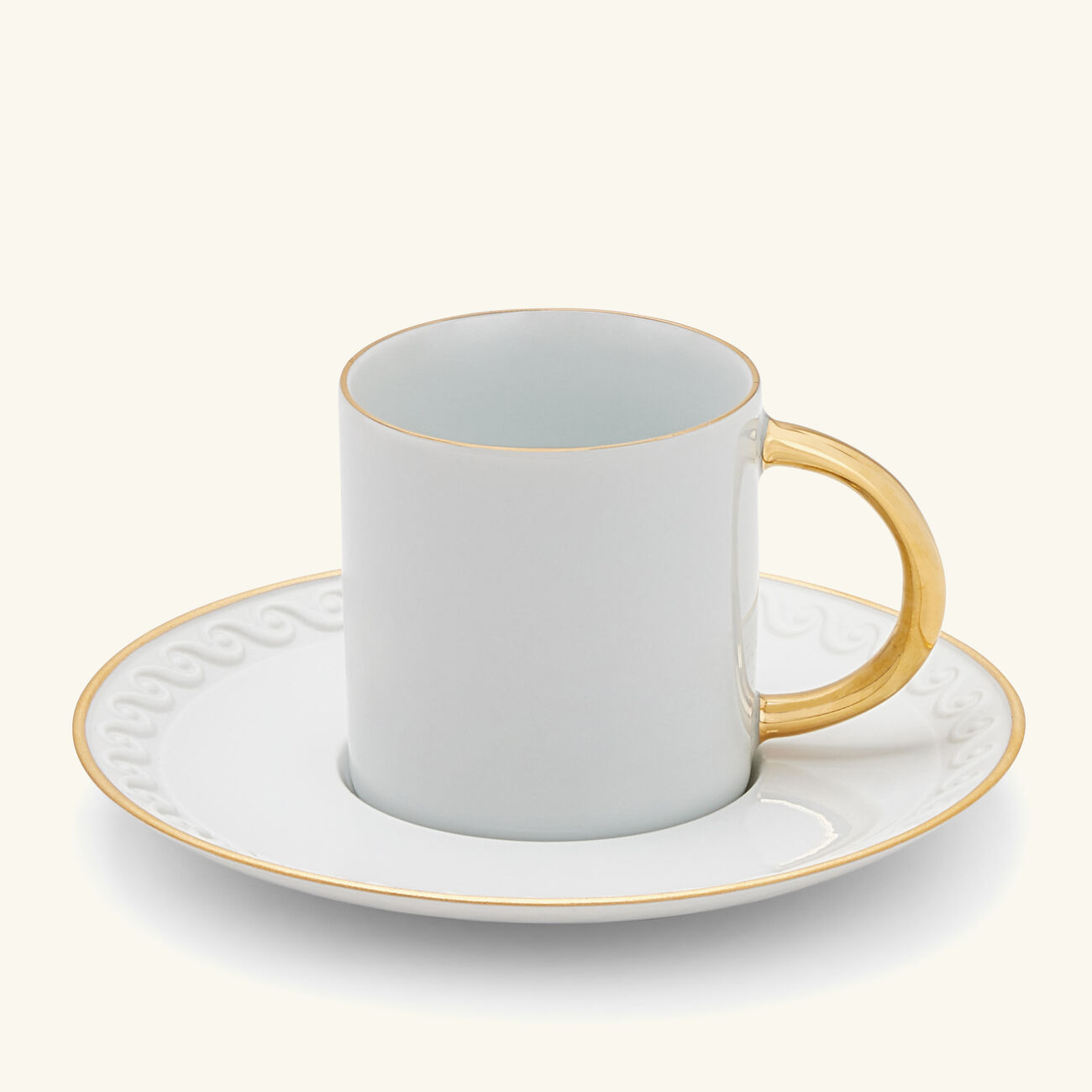 l objet neptune coffee cup saucer white set of 2