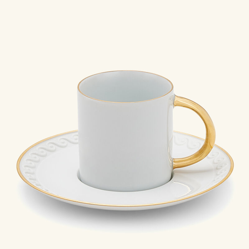 l objet neptune coffee cup saucer white set of 2