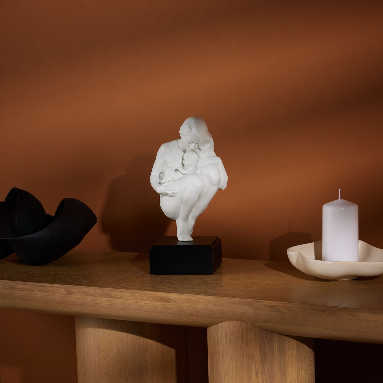 Love's Bond Mother Sculpture Medium White lladro love s bond mother sculpture medium white