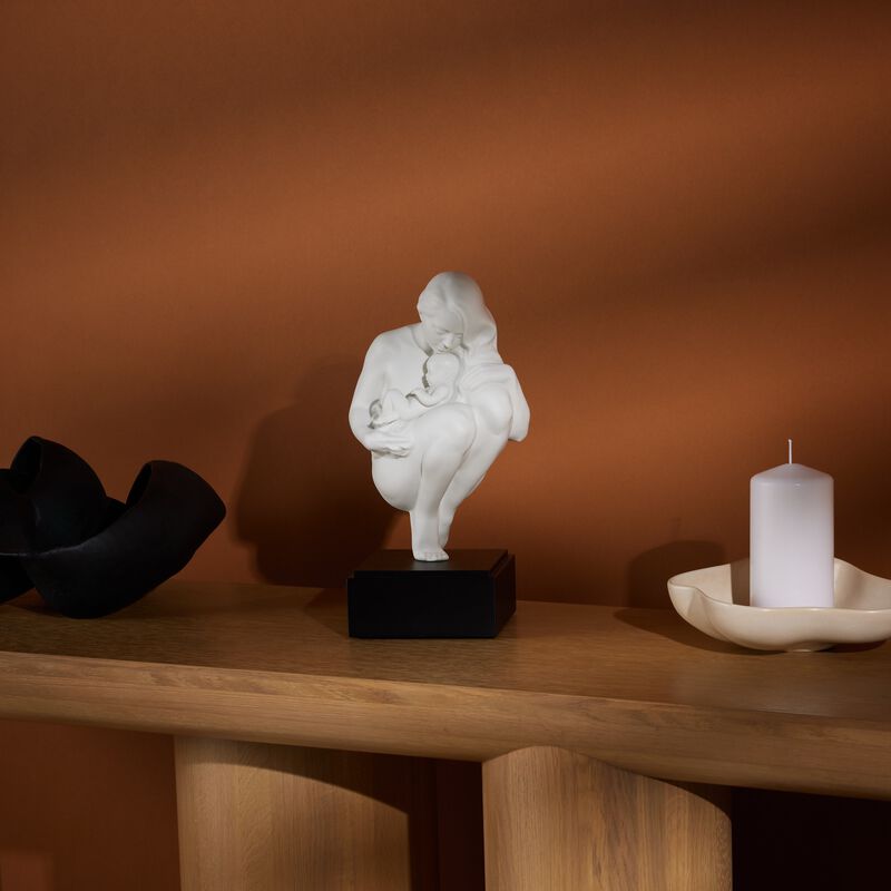 Love's Bond Mother Sculpture Medium White lladro love s bond mother sculpture medium white