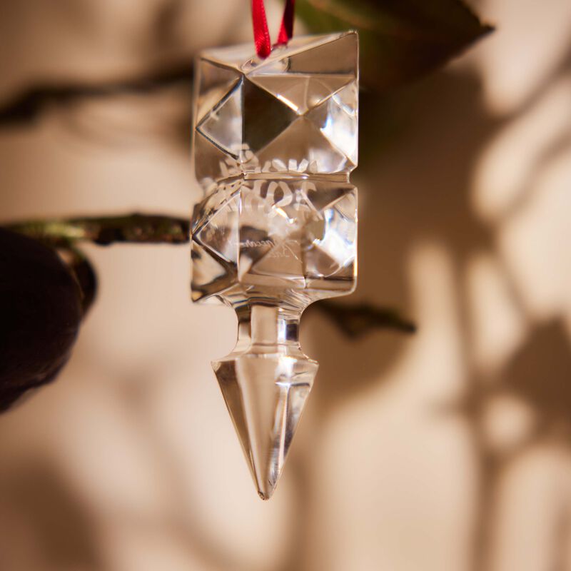 baccarat no l louxor annual ornament 2024 mini clear