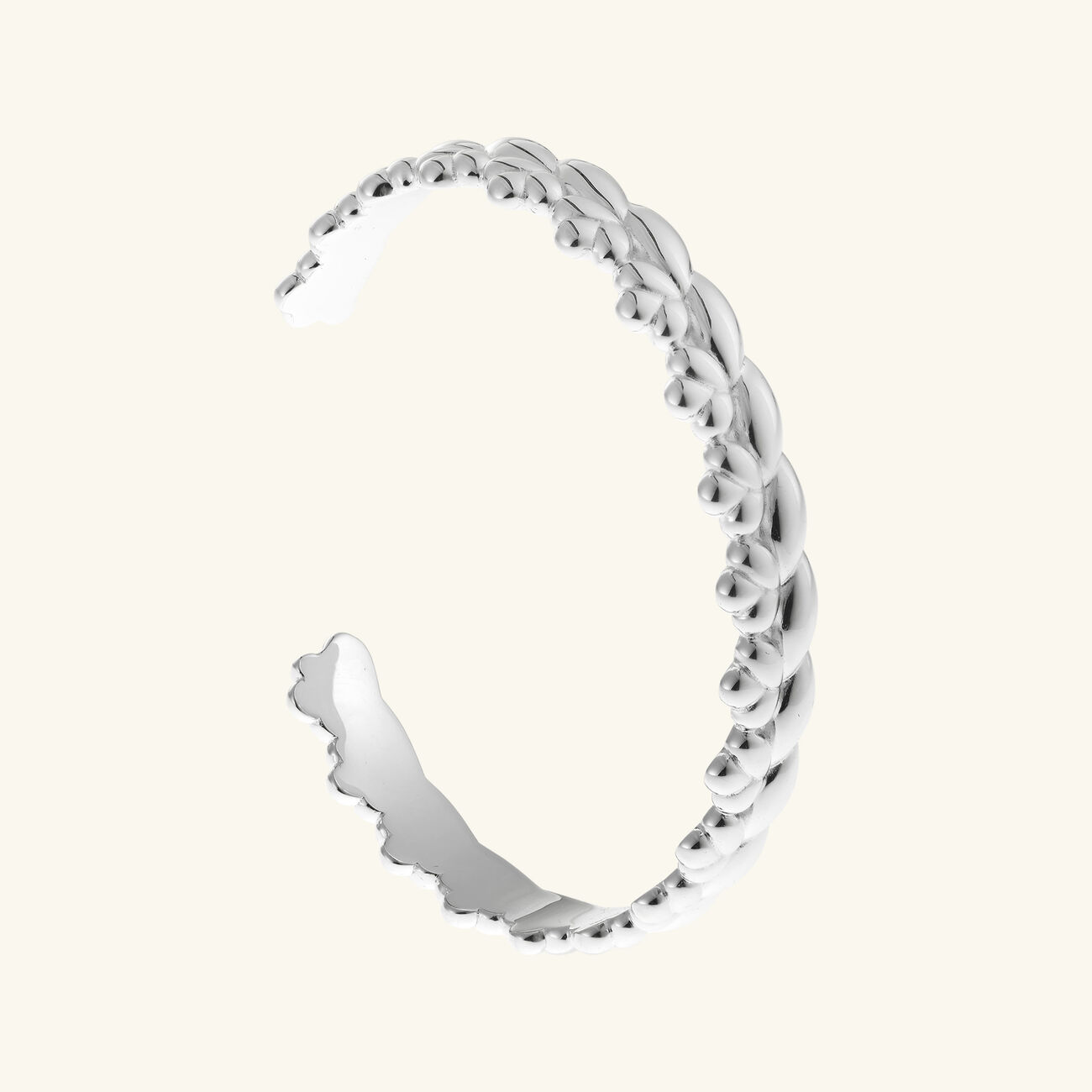 christofle babylone bangle sterling silver size 2