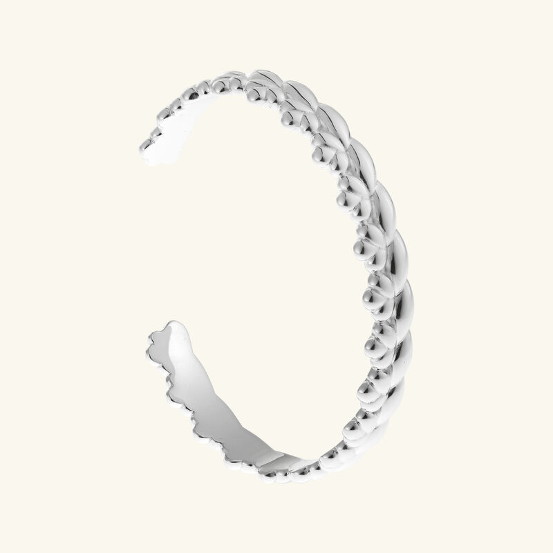 christofle babylone bangle sterling silver size 2