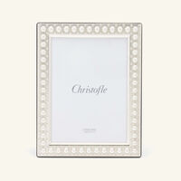 christofle perles picture frame 13x9cm silver plated
