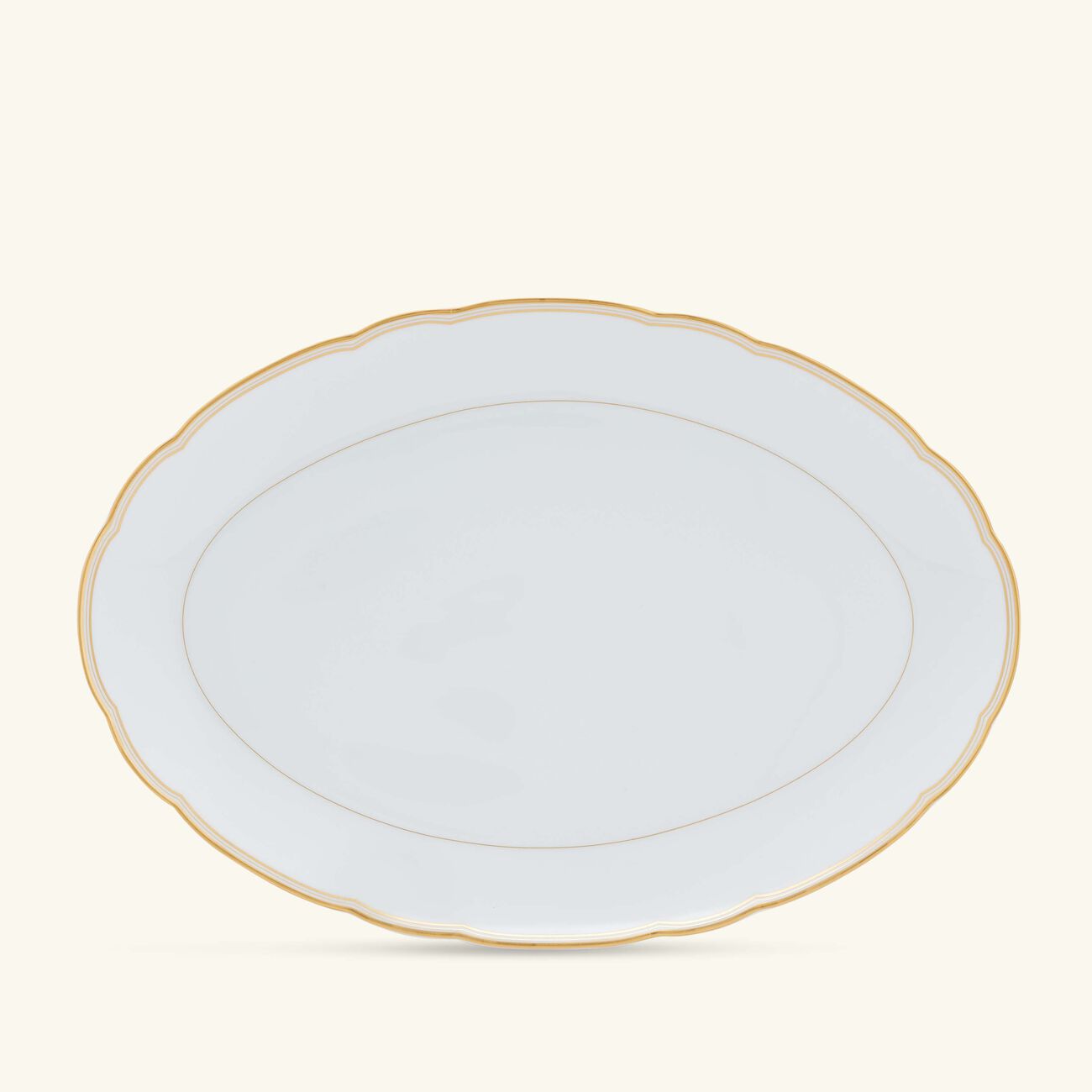 bernardaud pompadour platter gold 38cm