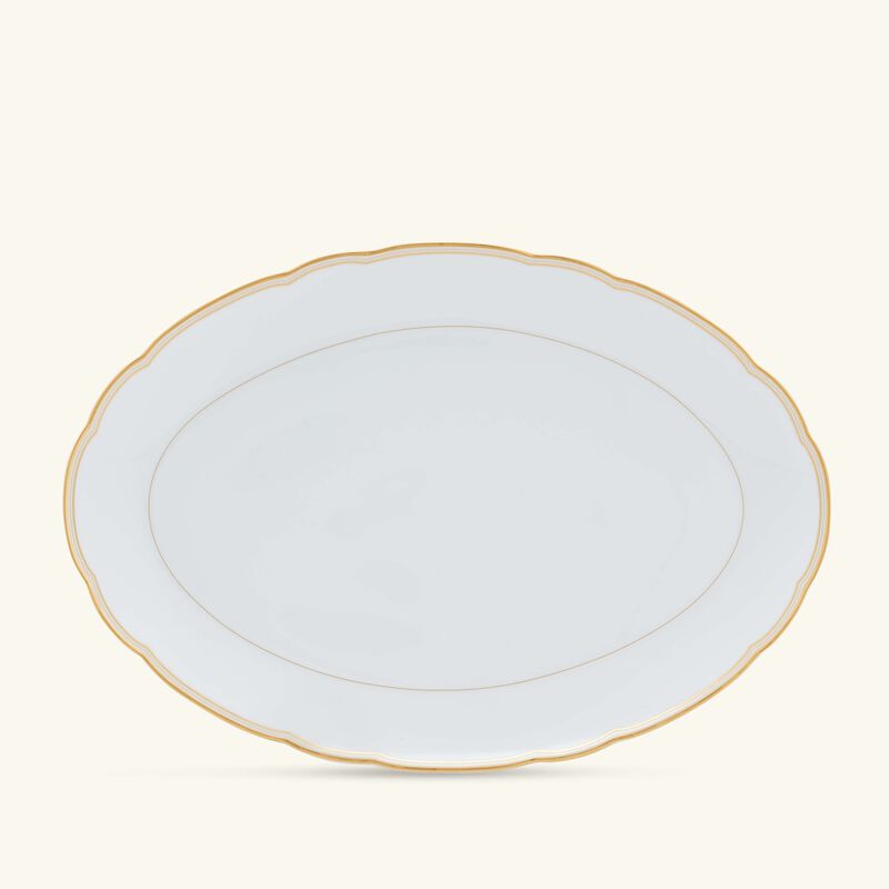 bernardaud pompadour platter gold 38cm