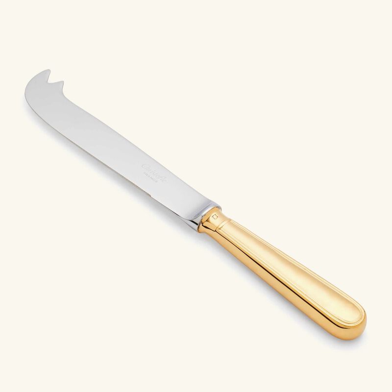 christofle albi cheese knife gold