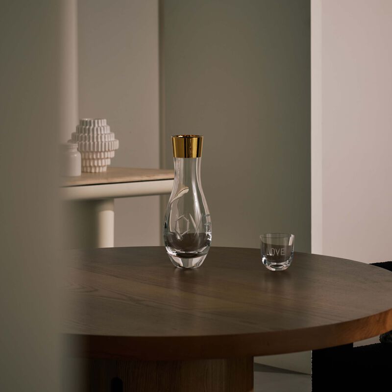 ruckl love vase round large gold