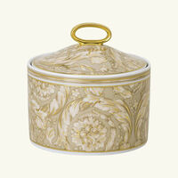 versace barocco beige sugar bowl