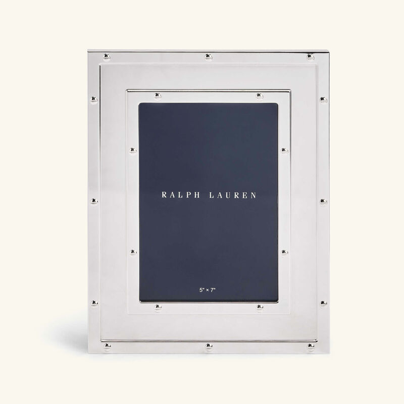 ralph lauren home bleecker picture frame silver 12x17cm