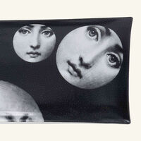 fornasetti tema e variazioni no 242 tray rectangular small black