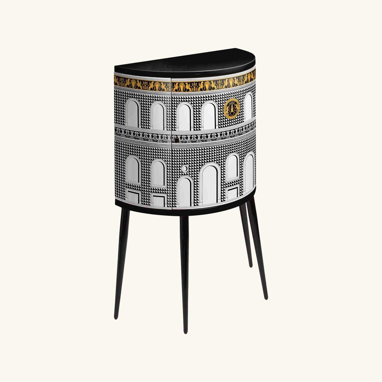 fornasetti facciata quattrocentesca console pattern