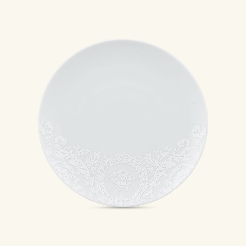 Barocco'92 Bianco Bread Plate Round White 17cm versace barocco 92 bianco bread plate round white 17cm