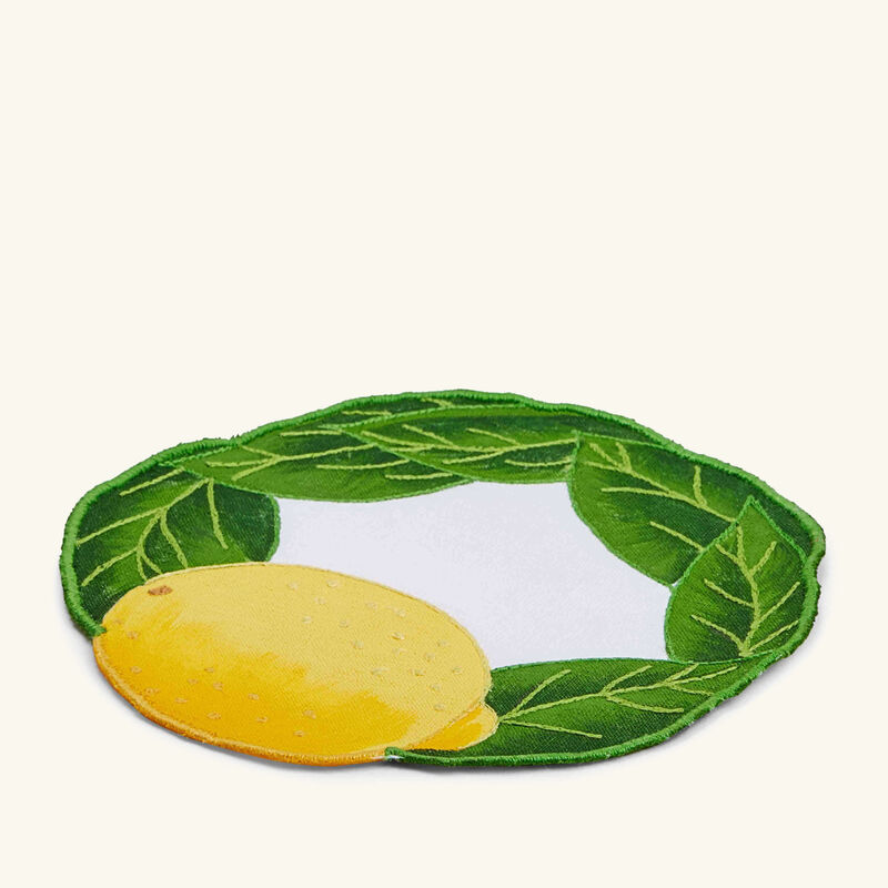 atelier houriatazi citron coaster green set of 4