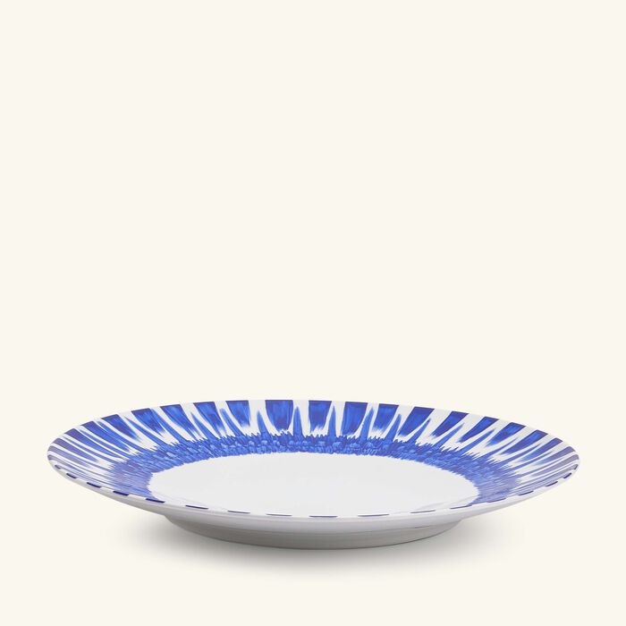 bernardaud in bloom dinner plate round blue 27cm