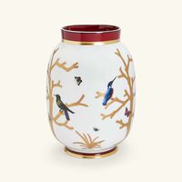 bernardaud aux oiseaux toscan vase medium gold