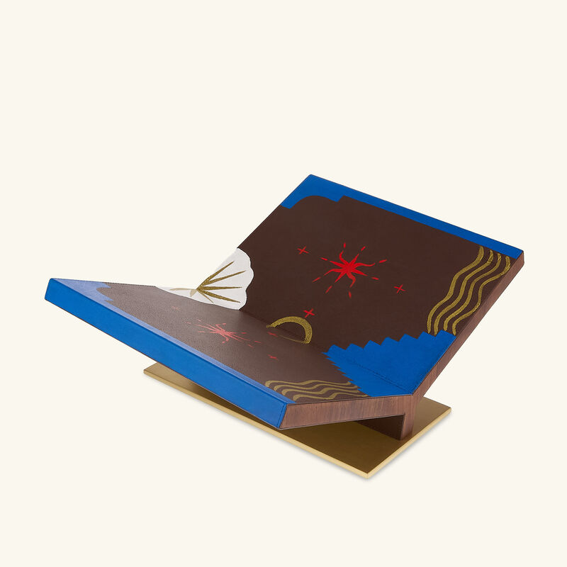 assouline collector classic bookstand brown