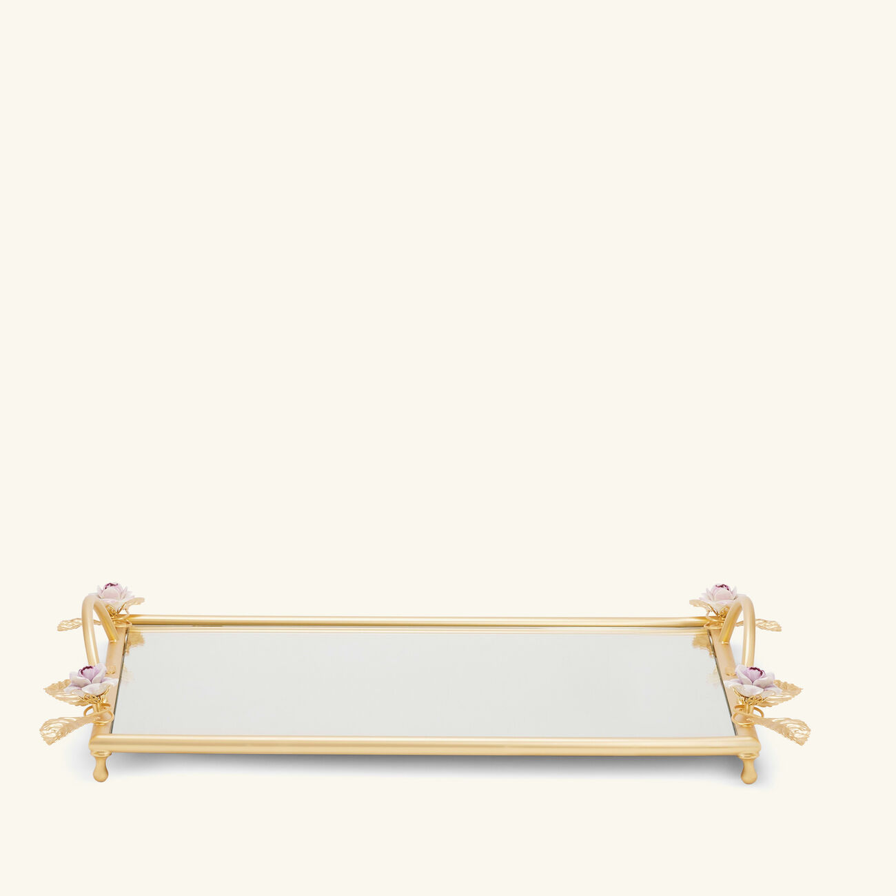 villari grande impero tray rectangular large gold
