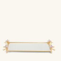 villari grande impero tray rectangular large gold