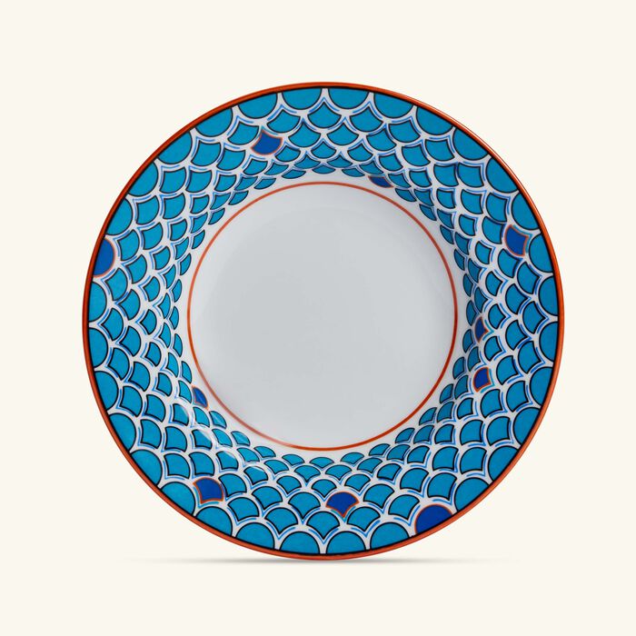 pinto paris lagon soup plate blue 22cm