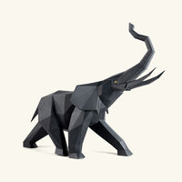 lladro panther sculpture small silver