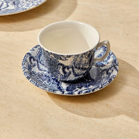 Faded Peony Tea Cups & Saucers Set of 2 ralph lauren home faded peony tea cups saucers set of 2